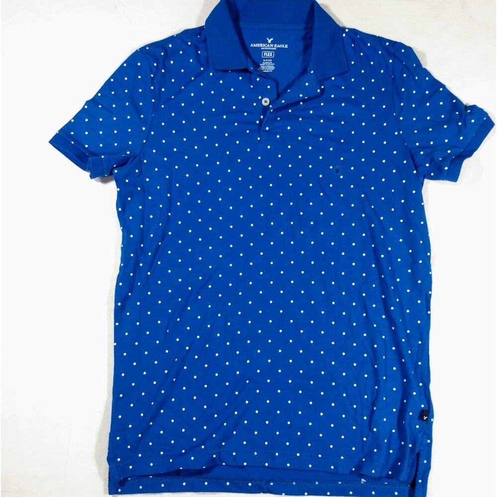 American Eagle Flex Polo-Blue-XXL-New with Tags